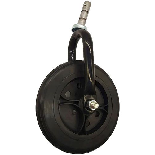 Roda com Pneu Maciço Aro 6 Jaguaribe com Garfo - unidade Roda com Pneu Maciço Aro 6 Jaguaribe com Garfo - unidade