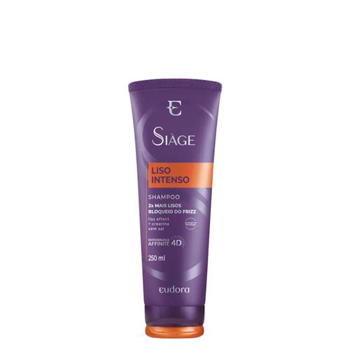 Shampoo Eudora Siáge Liso Intenso 4D 250ml 250 ml