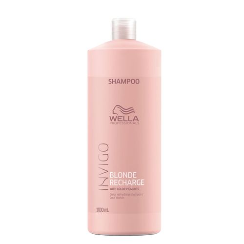Shampoo Wella Professionals Invigo Cool Blonde Recharge 1000ml 1000 ml Shampoo Wella Professionals Invigo Cool Blonde Recharge 1000ml 1000 ml