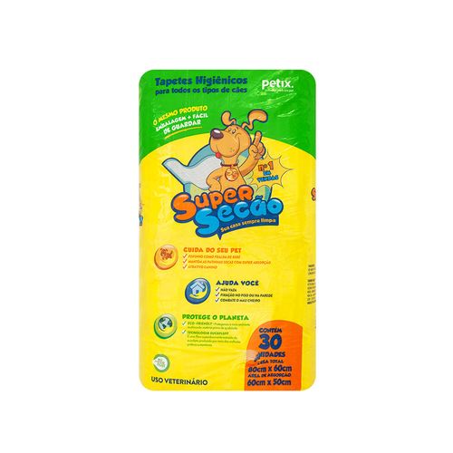 Tapete Higiênico Super Secão 30 unidades 30 unid