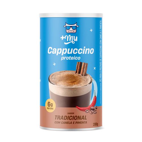 Cappuccino Proteico Tradicional com Canela e Pimenta Mais Mu 200g Cappuccino Proteico Tradicional com Canela e Pimenta Mais Mu 200g