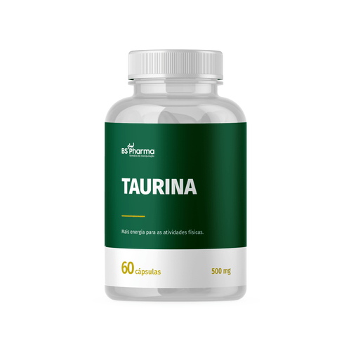 Taurina 500 mg 60 Cápsulas Taurina 500 mg 60 Cápsulas