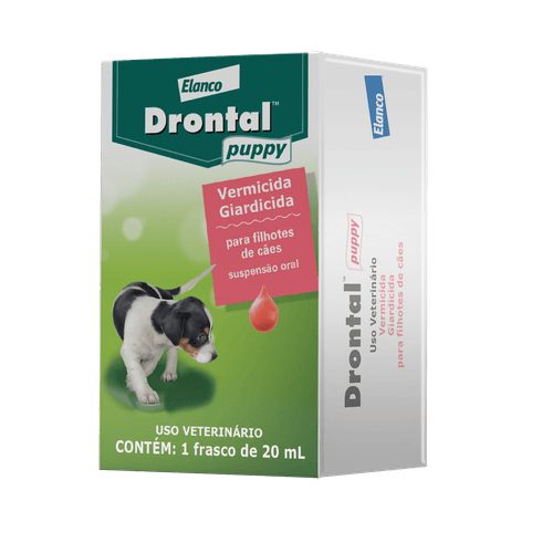 Drontal Puppy para Cães Filhotes - frasco com 20ml único