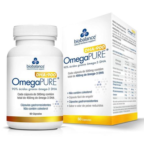 Omegapure DHA 900 500mg 60 cápsulas Omegapure DHA 900 500mg 60 cápsulas