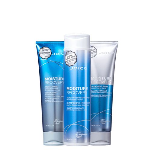 Kit Joico Moisture Recovery - Shampoo 300ml + Condicionador 250ml + Máscara 250ml Kit Kit Joico Moisture Recovery - Shampoo 300ml + Condicionador 250ml + Máscara 250ml Kit