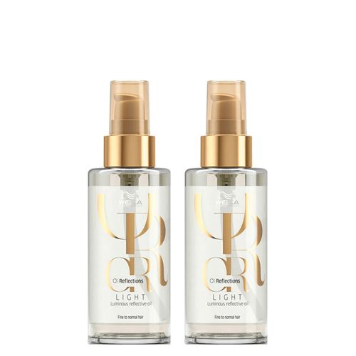 Kit Wella Professionals Oil Reflections Light Óleo Capilar 100ml - 2 Unidades Kit Kit Wella Professionals Oil Reflections Light Óleo Capilar 100ml - 2 Unidades Kit