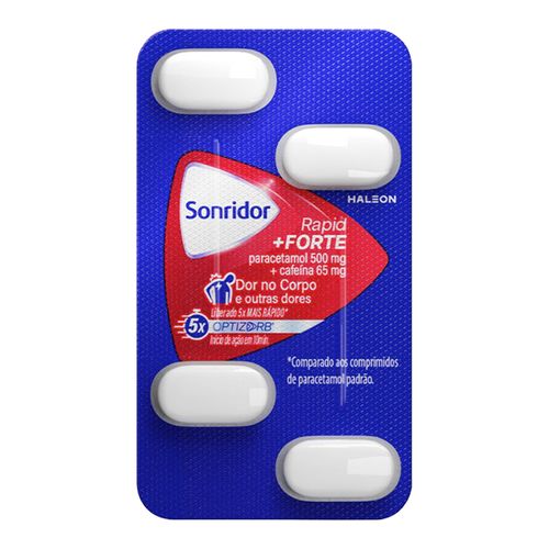 884600---Analgesico-e-Antitermico-Sonridor-Rapid-Forte-500mg-65mg-4-Comprimidos 884600---Analgesico-e-Antitermico-Sonridor-Rapid-Forte-500mg-65mg-4-Comprimidos