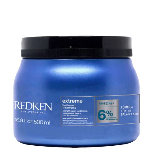 Máscara de Reconstrução Redken Extreme para Cabelos Danificados 500ml 500 ml