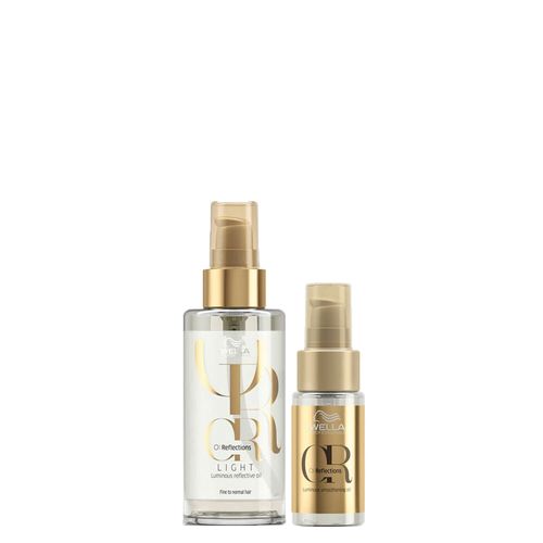 Kit Wella Professionals Oil Reflections - Óleo Light 100ml + Óleo 30ml Kit Kit Wella Professionals Oil Reflections - Óleo Light 100ml + Óleo 30ml Kit