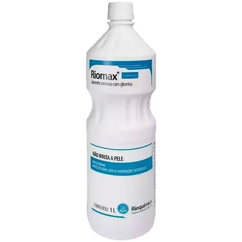 Sabonete Cremoso Riomax - Com Glicerina - 1 litro Sabonete Cremoso Riomax - Com Glicerina - 1 litro