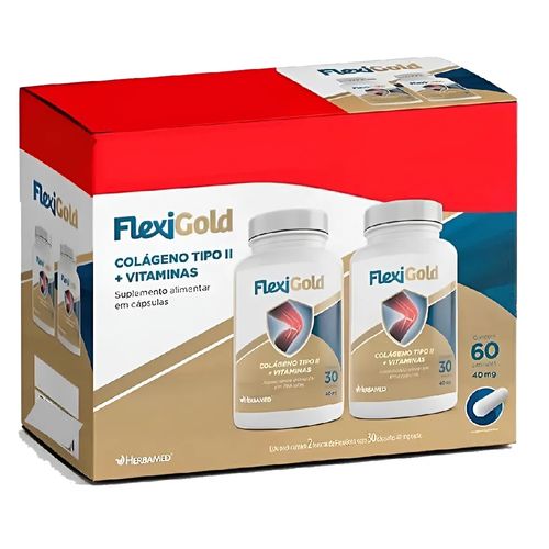 FLEXGOLD COLAGENO TIPO 2 VITAMINAS PACK 60 CAPS. HERBAMED