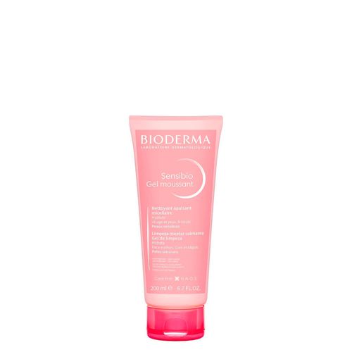 Gel de Limpeza Facial Bioderma Sensibio Gel Moussant 200ml 200ml Gel de Limpeza Facial Bioderma Sensibio Gel Moussant 200ml 200ml