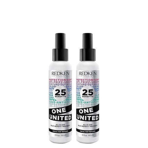 Kit Redken One United Muiti Benefit Treatment - Leave-In 150ml - 2 Unidades Kit Kit Redken One United Muiti Benefit Treatment - Leave-In 150ml - 2 Unidades Kit