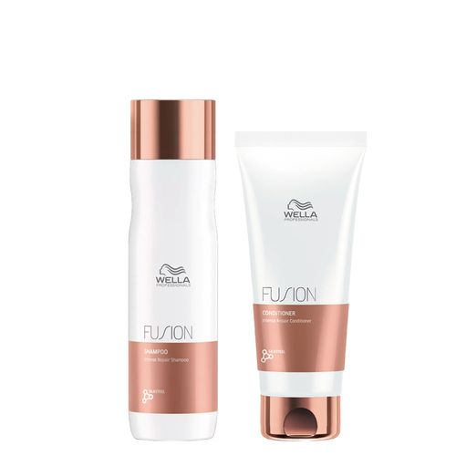 Kit Wella Professionals Fusion - Shampoo 250ml + Condicionador 200ml Kit
