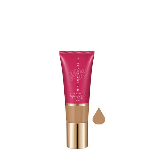 Base Líquida Eudora Niina Secrets Hidra Glow Natural 55 30ml 55