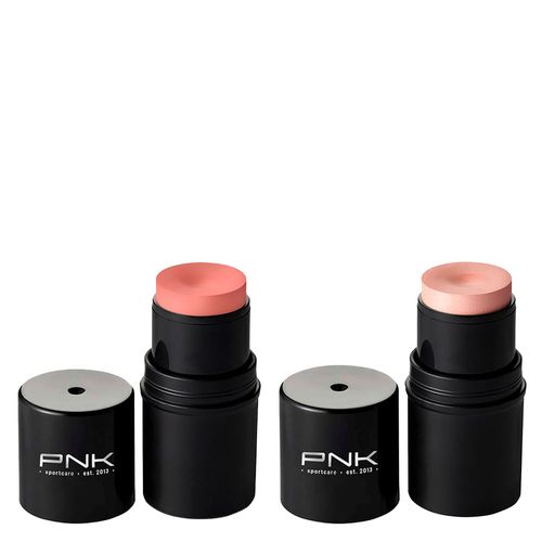 Kit Pink Cheeks - Blush Em Bastão Cremoso Sport All In One Fps 30 Fpuva 10 Soft Peach 4,5g + Iluminador Em Bastão Cremoso Champagne 4,5g Kit Kit Pink Cheeks - Blush Em Bastão Cremoso Sport All In One Fps 30 Fpuva 10 Soft Peach 4,5g + Iluminador Em Bastão Cremoso Champagne 4,5g Kit