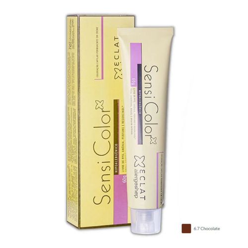 Tintura Hipoalergênica Alergoshop Cor 6.7 Chocolate 60g Tintura Hipoalergênica Alergoshop Cor 6.7 Chocolate 60g