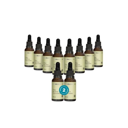 Kit Óleo de Oliva Ozonizado - 30mL - Pague 8 Leve 10 Kit Óleo de Oliva Ozonizado - 30mL - Pague 8 Leve 10