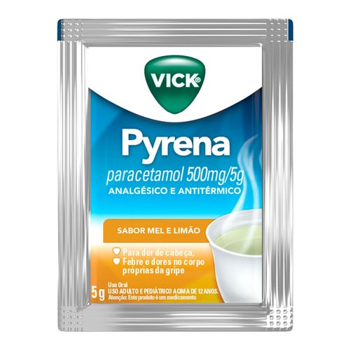 Analgésico Vick Pyrena Mel E Limão 500Mg 5G preço