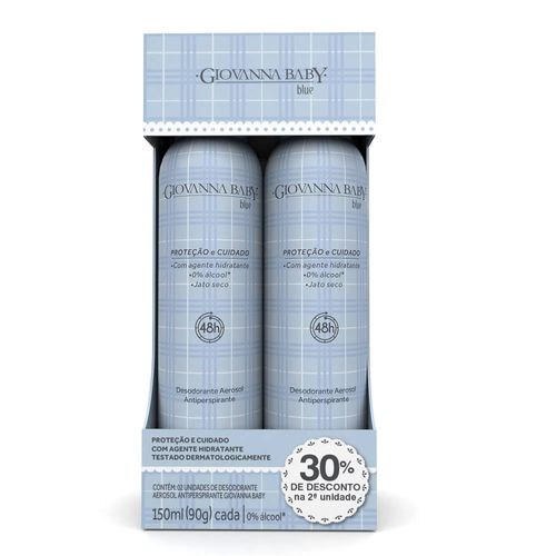 Desodorante Giovanna Baby Aero Blue C/2 Unidades Desodorante Giovanna Baby Aero Blue C/2 Unidades