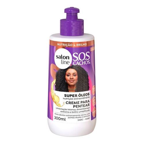Creme para Pentear Salon Line Sos Super Óleos 300ml Creme para Pentear Salon Line Sos Super Óleos 300ml