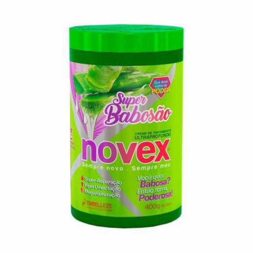 Creme de Tratamemto Novex Super Babosão 400g Creme de Tratamemto Novex Super Babosão 400g