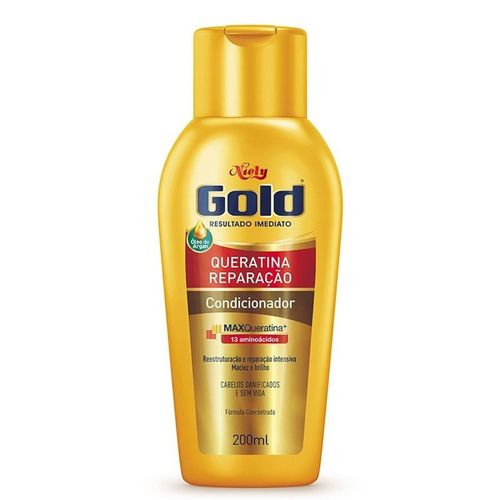 Condicionador Niely Gold Reconstrução Potente 200ml Condicionador Niely Gold Reconstrução Potente 200ml