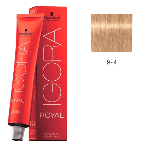 Coloração Schwarzkopf Igora Royal 60ml Cor:9-4 Louro Bege Extra Claro Coloração Schwarzkopf Igora Royal 60ml Cor:9-4 Louro Bege Extra Claro