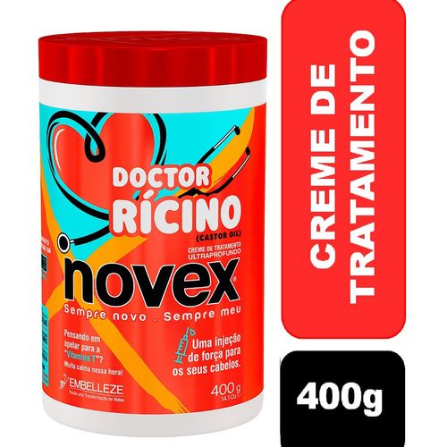 Creme de Tratamemto Novex Doctor Rícino 400g