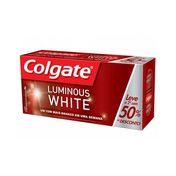 Kit Creme Dental Colgate Luminous White 90g Leve 2 Unidades com Desconto