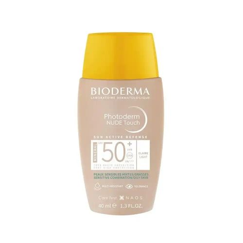 Bioderma Protetor Solar Facial Photoderm Nude Touch FPS50+ Claro 40ml