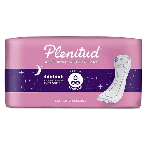 Absorvente Plenitud Femme Noturno 8 Unidades