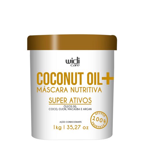 Máscara de Hidratação Widi Care Coconut Oil Ação Condicionante 1 Kg 1 kg Máscara de Hidratação Widi Care Coconut Oil Ação Condicionante 1 Kg 1 kg