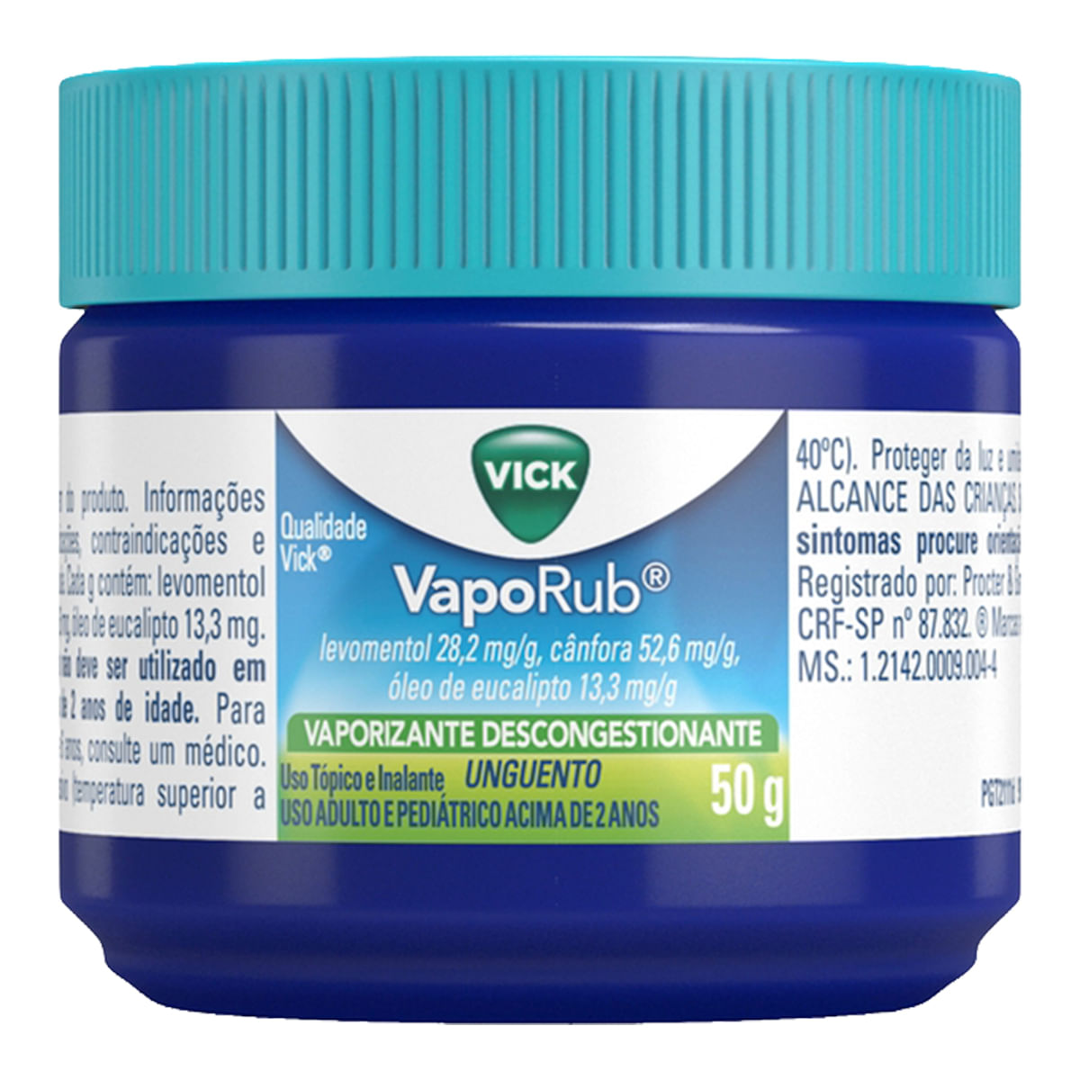 Descongestionante Vick VapoRub 50g Pomada