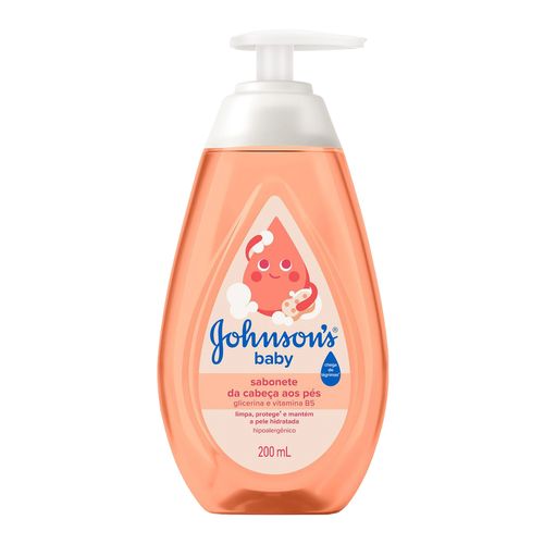 Sabonete Líquido Johnson’s Baby Da Cabeça Aos Pés 200Ml