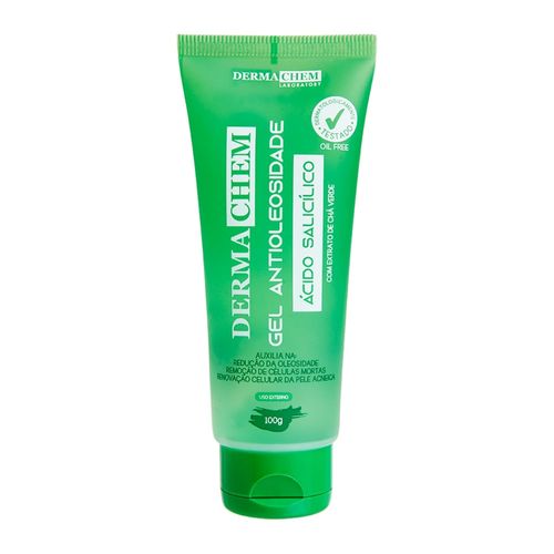Gel Antioleosidade Dermachem Ácido Salicílico 100g Gel Antioleosidade Dermachem Ácido Salicílico 100g