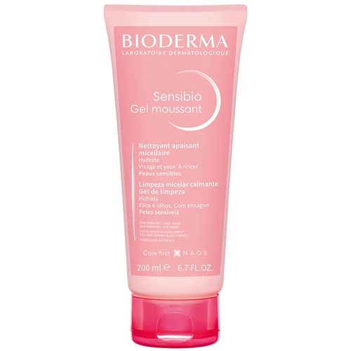 Gel de Limpeza Bioderma Sensibio Gel Moussant Facial 200ml