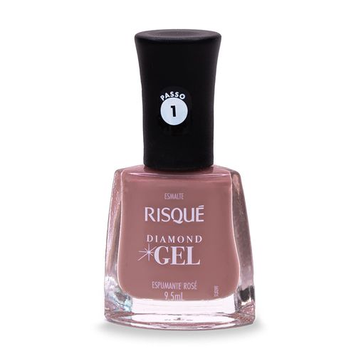 Esmalte Risque Diamond Gel Espumante Rose Esmalte Risque Diamond Gel Espumante Rose