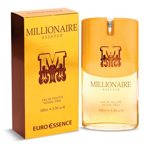 Kit c/4 Unidades de Euroessence Millionaire Essence Desodorante Colonia 100ml