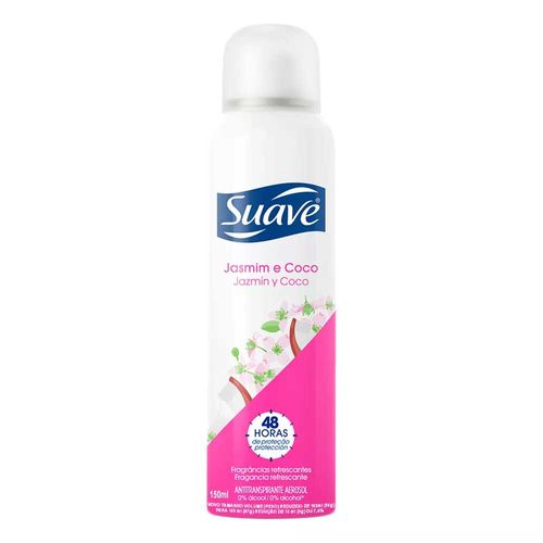 Kit c/4 Unidades de Desodorante Suave Aero Jasmim/Coco 150ml Kit c/4 Unidades de Desodorante Suave Aero Jasmim/Coco 150ml