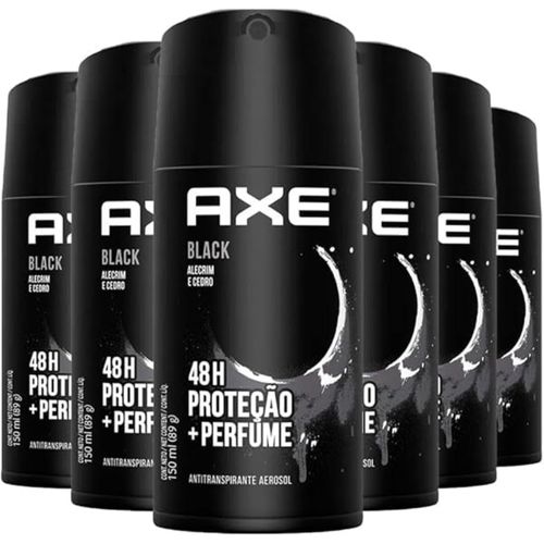 Kit c/6 Unidades de Desodorante Axe Aero Urban Invisible 152ml
