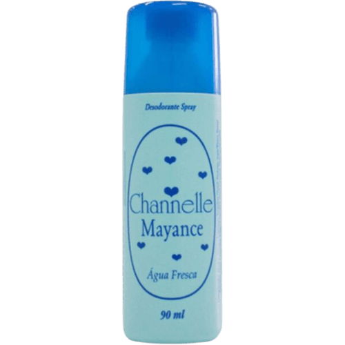 Kit c/4 Unidades de Desodorante Spray Chánnelle 90g Água Fresca Kit c/4 Unidades de Desodorante Spray Chánnelle 90g Água Fresca
