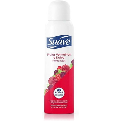 Kit c/4 Unidades de Desodorante Suave Aero Frutas Vermelhas 150ml