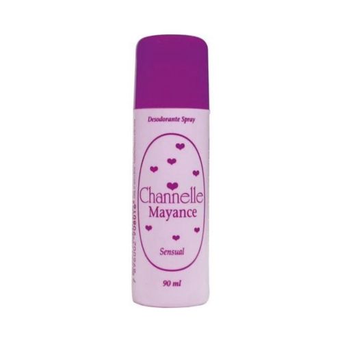 Kit c/4 Unidades de Desodorante Spray Chánnelle 90g Sensual Kit c/4 Unidades de Desodorante Spray Chánnelle 90g Sensual