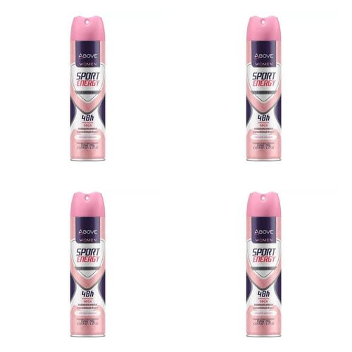 Kit c/4 Unidades de Desodorante Aerosol Bax 150ml Energy Women