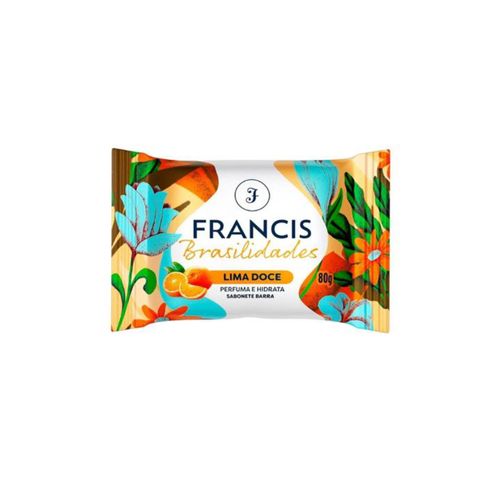 Kit c/4 Sabonete Francis Brasil 80g Lima Doce/Amarelo Kit c/4 Sabonete Francis Brasil 80g Lima Doce/Amarelo