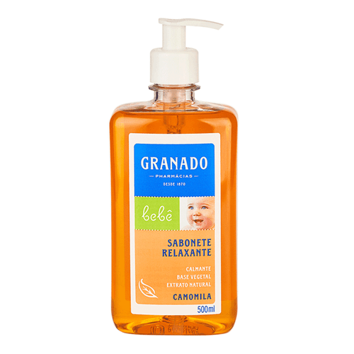 Kit c/4 Sabonete Líquido Bebê Camomila Granado 500ml Kit c/4 Sabonete Líquido Bebê Camomila Granado 500ml