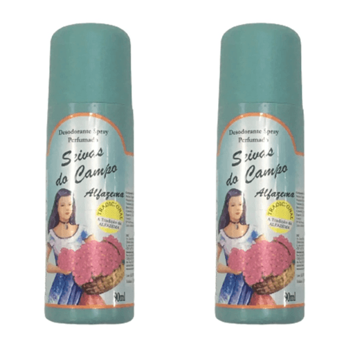 Kit c/2 Unidades de Desodorante Spray Seivas Do Campo 90ml Alfazema