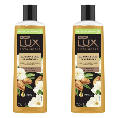 Kit c/2 Sabonetes Líquido Lux 250ml Gardenia E Óleo De Amêndoas