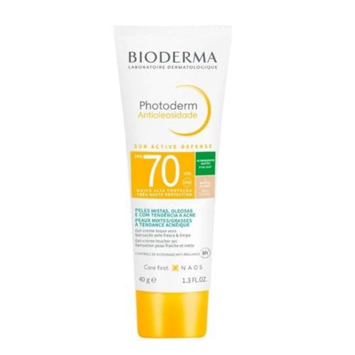 Protetor Solar Facial Bioderma Photoderm Antioleosidade FPS70 Muito Claro 40g